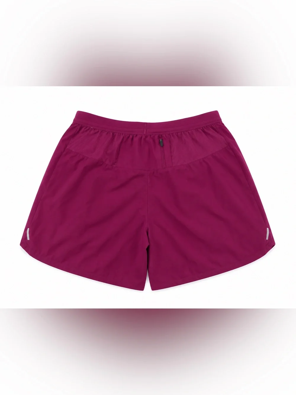Nike Women's Magenta Athletic Shorts with Blue Drawcord - Picture 5 of 5